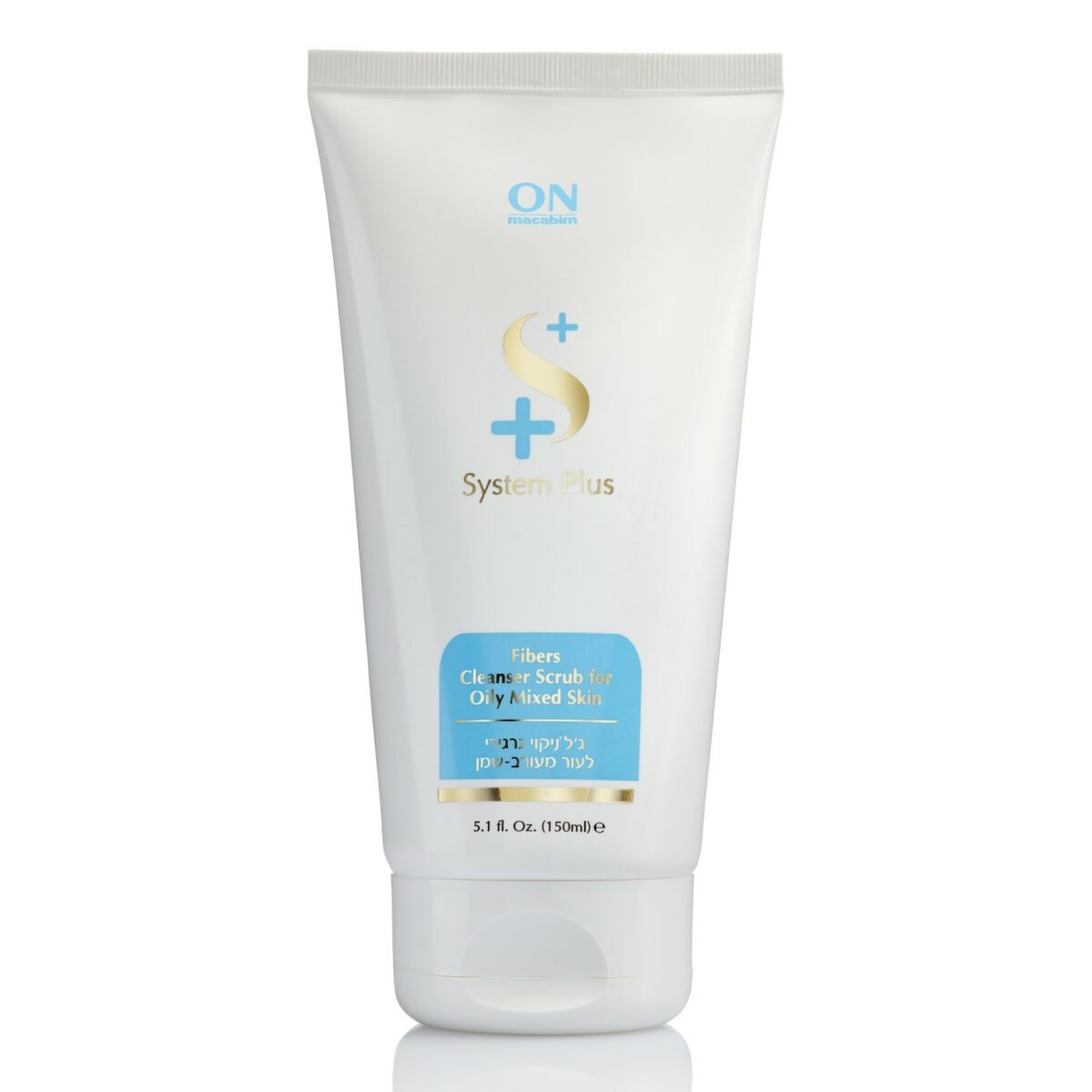 Onmacabim System Plus Fibers Cleanser Scrub Гель-скраб с люффой 150 мл