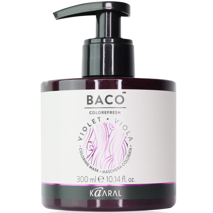 Baco Colorefresh Coloring Mask Violet Тонирующая маска для волос Фиолетовый 300 мл KAARAL — изображение 1