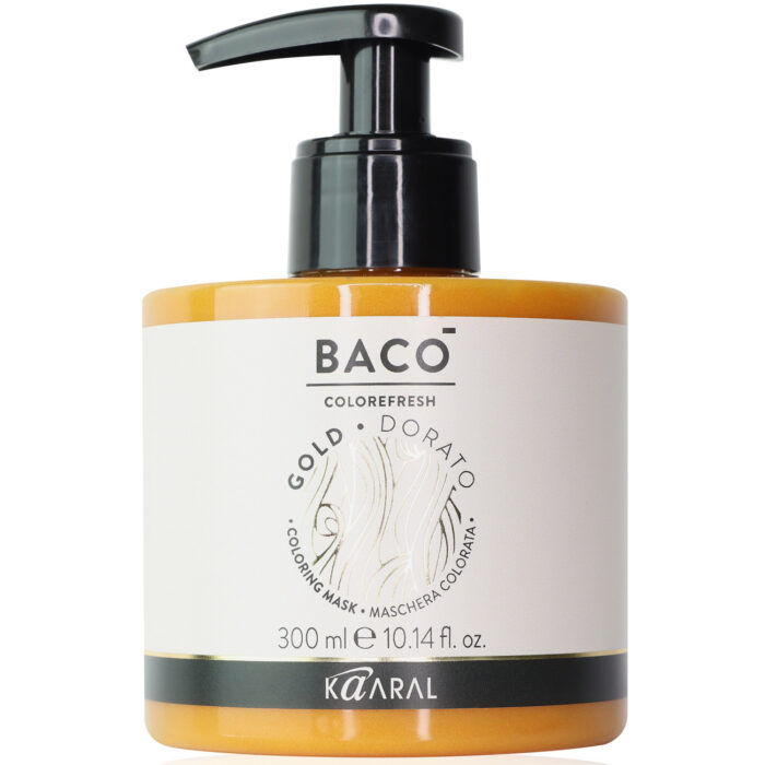 Baco Colorefresh Coloring Mask Gold Тонирующая маска для волос Золотой 300 мл KAARAL — изображение 1