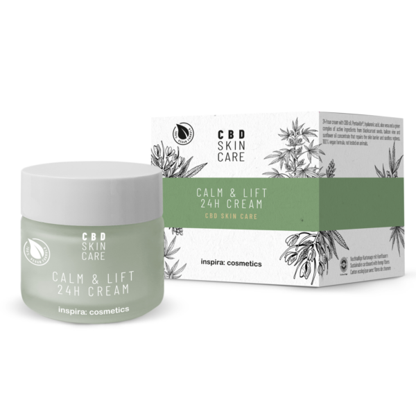 CBD Skin Care 24H Cream Антистресс лифтинг-крем 24-часового действия с маслом CBD 100 мл INSPIRA