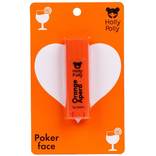 Poker Face Orange Apero Бальзам для губ Апельсиновый Аперо 4.8 гр HOLLY POLLY