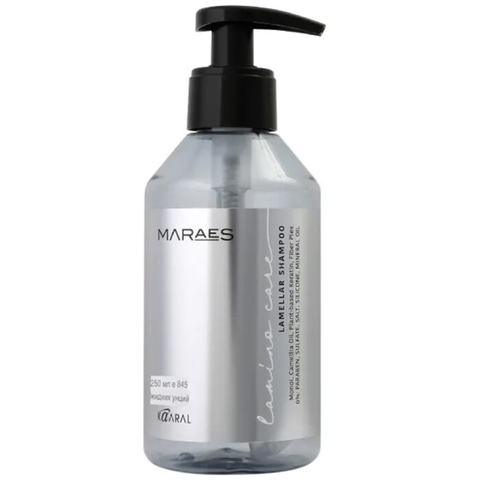 Maraes Lamino Lamellar Shampoo Ламеллярный шампунь для волос после процедуры ламинирования 250 мл KAARAL — изображение 1