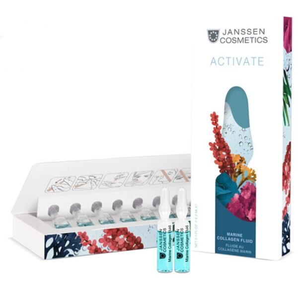 Janssen Cosmetics Marine Collagen Fluid Укрепляющий лифтинг-конентрат с морским коллагеном 3*2 мл