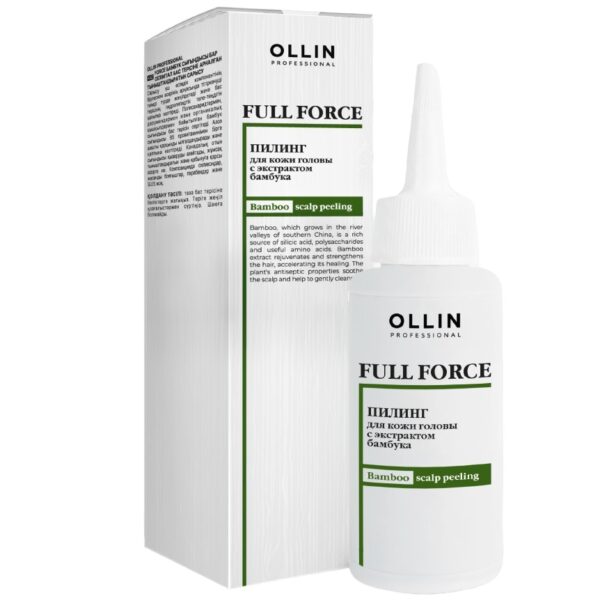 Ollin Professional Full Force Пилинг для кожи головы с экстрактом бамбука 80 мл