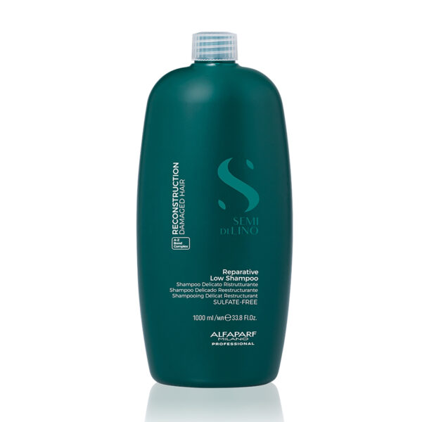 Шампунь для поврежденных волос SDL Reconstruction Damaged Hair Reparative Low Shampoo 1000 мл ALFAPARF 27565