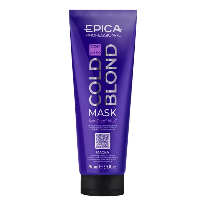 Epica Professional Cold Blond Pro Mask Маска для волос оттеночная 250 мл