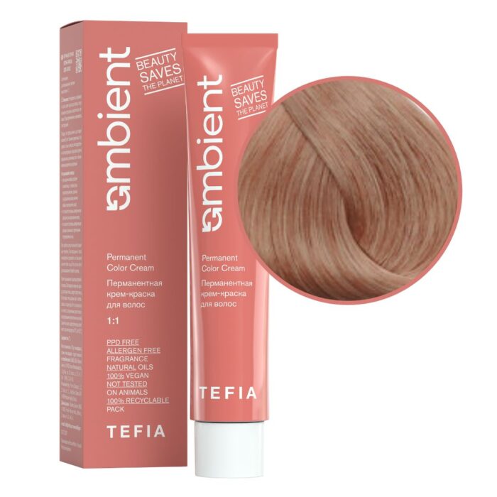 TEFIA Ambient 9.35 Перманентная крем-краска для волос Очень светлый блондин золотисто-красный 60 мл