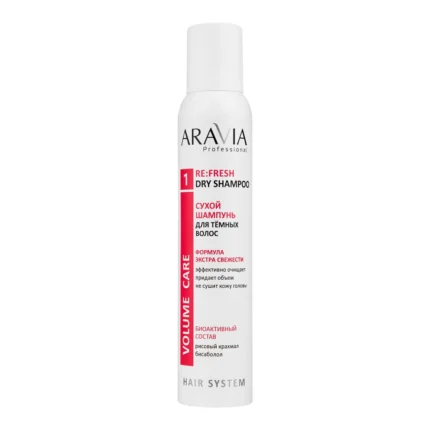 ARAVIA Re:Fresh Dry Shampoo Сухой шампунь для тёмных волос 200 мл
