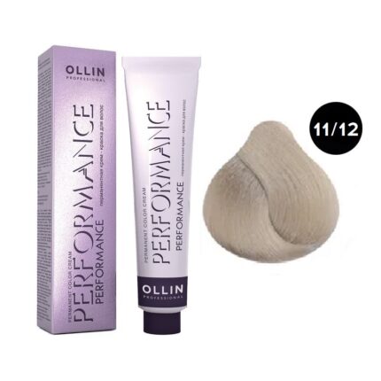 OLLIN Performance Перманентная крем-краска для волос 11/12 специальный блондин пепельно-фиолетовый 60 мл Перманентная крем-краска для во