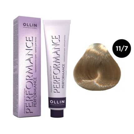 OLLIN Performance Перманентная крем-краска для волос 11/7 специальный блондин коричневый 60 мл
