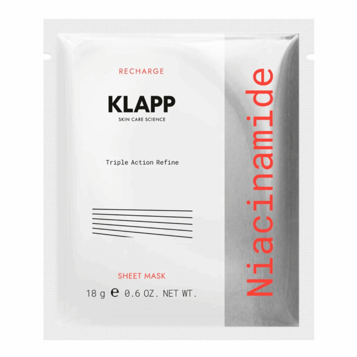 KLAPP Niacinamide Sheet Mask Маска для лица 1 шт — изображение 1